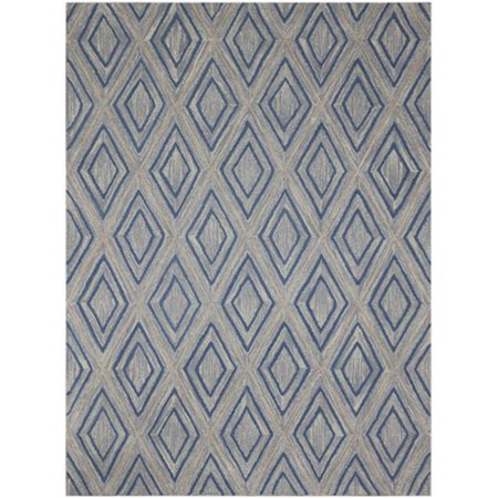 7 ft. 6 in. x 9 ft. 6 in. Dwell Modern Design Hand-Tufted Rug, Gray