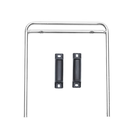 1Pc Stainless Steel One-piece Electroplating Foot-rest of Chair (Silver)