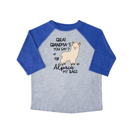 Inktastic Great Grandma s You Say Alpaca My Bags Gift Toddler Boy or Toddler Girl T-Shirt
Inktastic Great Grandma s You Say Alpaca My Bags Gift Toddler Boy or Toddler Girl T-Shirt