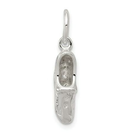 Sterling Silver Sports Shoe Charm (0.7in)