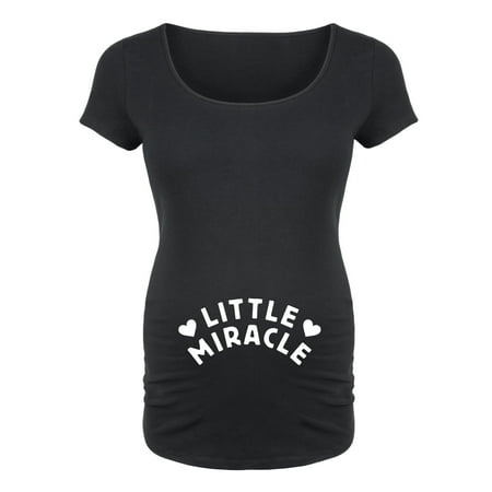 Bloom Maternity - Little Miracle - Maternity Scoop Neck T-Shirt