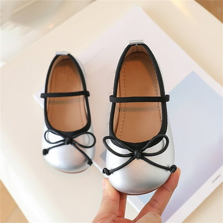 NIUREDLTD Toddler Kids Grils Dress Shoes Girls Shoes Children Shoes Non Slip Soft Sole Leather Shoes Bowknot Single Shoes Princess Shoes Silver 27
NIUREDLTD Toddler Kids Grils Dress Shoes Girls Shoes Children Shoes Non Slip Soft Sole Leather Shoes Bowknot Single Shoes Princess Shoes Silver 27
