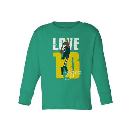 Green Bay Star 10 Love - Football Fans Tribute Toddler Long Sleeve T-Shirt (Green 2T)
Green Bay Star 10 Love - Football Fans Tribute Toddler Long Sleeve T-Shirt (Green 2T)