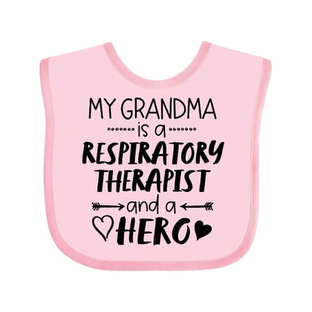 Inktastic My Grandma is a Respiratory Therapist and a Hero Gift Baby Boy or Baby Girl Bib
Inktastic My Grandma is a Respiratory Therapist and a Hero Gift Baby Boy or Baby Girl Bib