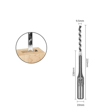 BAMILL 1PC Tenon Mortise Woodworking HSS Drill Bits Square Auger Mortising Chisel Drill
BAMILL 1PC Tenon Mortise Woodworking HSS Drill Bits Square Auger Mortising Chisel Drill