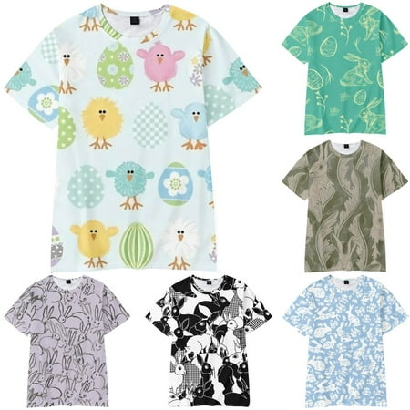 LANLIN Easter 3D Print Graphic Tee Shirts Casual Shirt & Top Regular & Big Man Sizes
LANLIN Easter 3D Print Graphic Tee Shirts Casual Shirt & Top Regular & Big Man Sizes