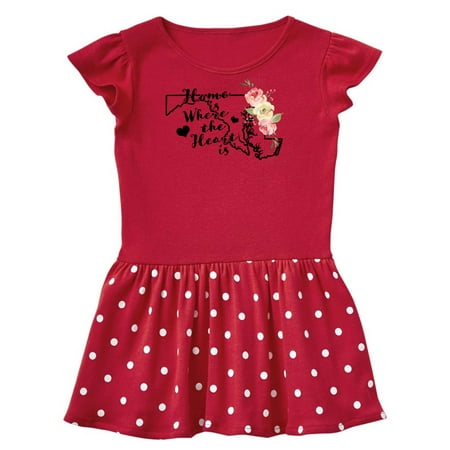 Inktastic Maryland Home is Where the Heart is with Watercolor Floral Gift Toddler Girl Dress
Inktastic Maryland Home is Where the Heart is with Watercolor Floral Gift Toddler Girl Dress