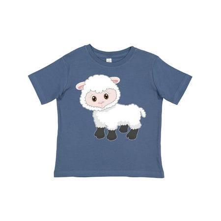 Inktastic Cute White Lamb Gift Toddler Boy or Toddler Girl T-Shirt