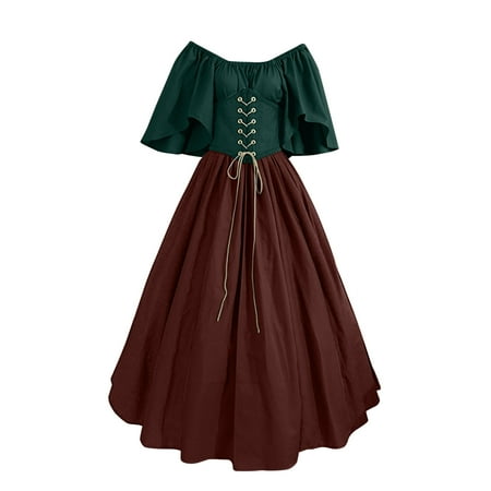 Womens Dresses For Trumpet Sleeve Irish Shirt With Corset Traditional M Gothic Retro Long Sleeve Corset Christmas Party Dress
Womens Dresses For Trumpet Sleeve Irish Shirt With Corset Traditional M Gothic Retro Long Sleeve Corset Christmas Party Dress