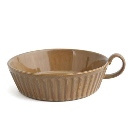 Qeeadeea Ceramic Soup Plate With Handle Stackable Pasta Bowls Salad Plate Steak Plate Microwave And Oven Safe.-brown-700ml
Qeeadeea Ceramic Soup Plate With Handle Stackable Pasta Bowls Salad Plate Steak Plate Microwave And Oven Safe.-brown-700ml