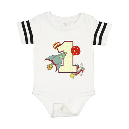 Inktastic 1st Birthday Outer Space Theme Gift Baby Boy or Baby Girl Bodysuit