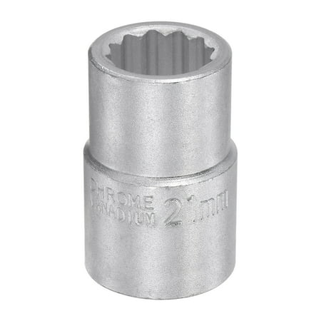 Uxcell 3/4 Inch Square Drive 12 Point 21mm Standard Impact Socket Alloy Steel
Uxcell 3/4 Inch Square Drive 12 Point 21mm Standard Impact Socket Alloy Steel
