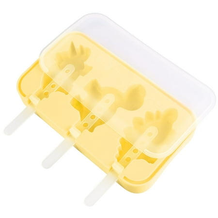 Cute Dinosaur Household Ice Cream Silicon Molds 3 Slots Non-stick Food Grade Silicon Molds
Cute Dinosaur Household Ice Cream Silicon Molds 3 Slots Non-stick Food Grade Silicon Molds