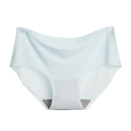 HEVIRGO Women Panties Seamless Breathable Solid Color Quick Dry Thin Soft Stretchy Mid Waist Anti-septic Women Underpants for Inner Wear 
HEVIRGO Women Panties Seamless Breathable Solid Color Quick Dry Thin Soft Stretchy Mid Waist Anti-septic Women Underpants for Inner Wear