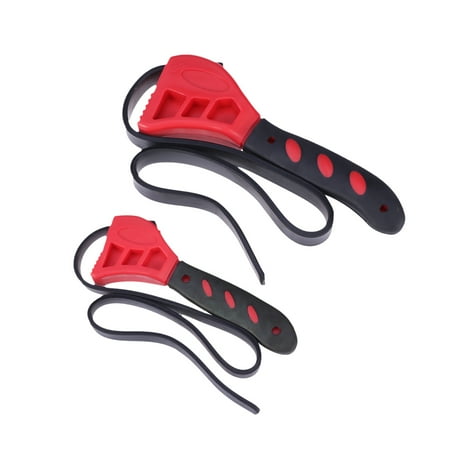 2pcs Rubber Strap Wrench Bottle Opener Multifunctional Adjustable Strap Bottle Opener Jar Openers Tool (8inch and 6inch)
2pcs Rubber Strap Wrench Bottle Opener Multifunctional Adjustable Strap Bottle Opener Jar Openers Tool (8inch and 6inch)