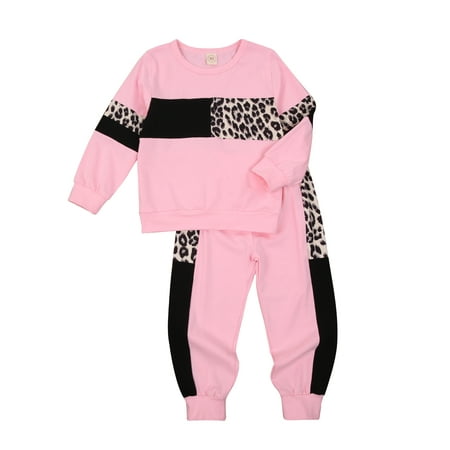 Sunisery Toddler Infant Baby Girl Sweatshirt Outfits Pullover Long Sleeve Leopard Print T-Shirt Tops Pants Tracksuit Clothes Set
Sunisery Toddler Infant Baby Girl Sweatshirt Outfits Pullover Long Sleeve Leopard Print T-Shirt Tops Pants Tracksuit Clothes Set