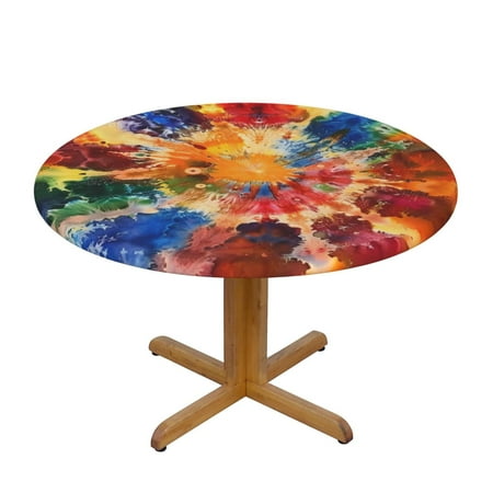 Tie-Dye (3) Round Fitted Tablecloths Table Covers Wipeable Waterproof Elastic for Kitchen Dinning Parties Wedding Picnic Small Fits 40-44 Inch Table Size
Tie-Dye (3) Round Fitted Tablecloths Table Covers Wipeable Waterproof Elastic for Kitchen Dinning Parties Wedding Picnic Small Fits 40-44 Inch Table Size