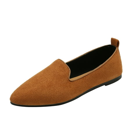 Fsqjgq Women Casual Shoes Slip On with Heel Fashion All Seasons Women Casual Shoes Flat Bottom Pointed Toe Lightweight Slip On Comfortable Solid Color Simple Style Casual Mesh Shoes Brown 38
Fsqjgq Women Casual Shoes Slip On with Heel Fashion All Seasons Women Casual Shoes Flat Bottom Pointed Toe Lightweight Slip On Comfortable Solid Color Simple Style Casual Mesh Shoes Brown 38