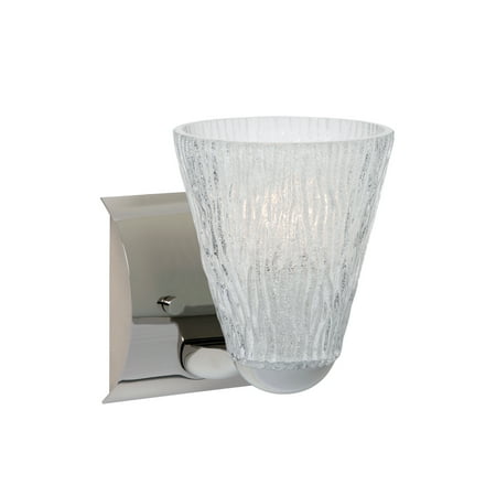 Besa Lighting 1Wz-Nico5gl-Led Nico 1 Light Led Wall Sconce - Chrome