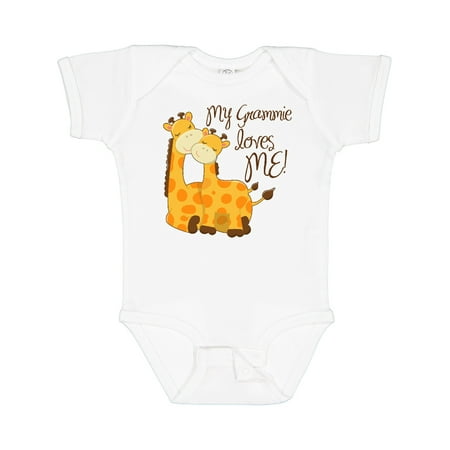 Inktastic My Grammie Loves Me! Gift Baby Boy or Baby Girl Bodysuit