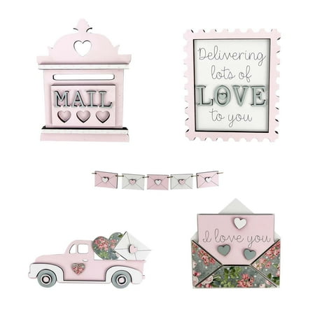 JPGIF Home Decor Pink Valentine s Day Party Scene Layered Tray Decoration Wooden Table Sign Valentine s Day Party Wooden Table Centerpiece With Stand (Tray Not Included)
JPGIF Home Decor Pink Valentine s Day Party Scene Layered Tray Decoration Wooden Table Sign Valentine s Day Party Wooden Table Centerpiece With Stand (Tray Not Included)