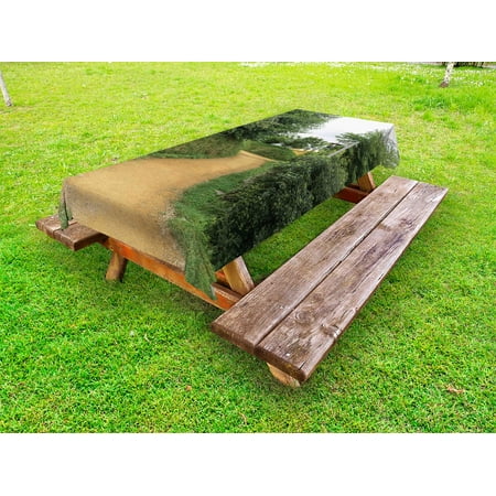 Hobbits Outdoor Tablecloth Elf Path in Woods of Hobbit Land in The Shire New Zealand Movie Set Image Print Decorative Washable Fabric Picnic Tablecloth 58 X 120 Inches Green Brown by Ambesonne
Hobbits Outdoor Tablecloth Elf Path in Woods of Hobbit Land in The Shire New Zealand Movie Set Image Print Decorative Washable Fabric Picnic Tablecloth 58 X 120 Inches Green Brown by Ambesonne