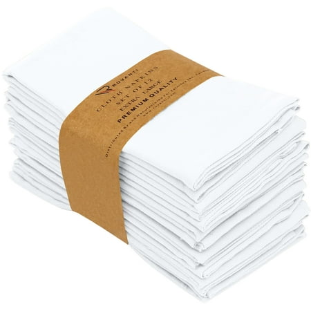 Ruvanti Cloth Napkins set of 12 18x18 Inches Napkins Cloth Washable Soft Durable Absorbent Cott
Ruvanti Cloth Napkins set of 12 18x18 Inches Napkins Cloth Washable Soft Durable Absorbent Cott
