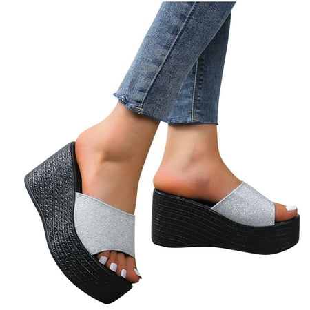Rhinestone Slide Sandals Women Girls Dressy Low Wedge Sandal Summer Beach Cute Slip on Slippers Boho Glitter Open Toe Flat Sandals
Rhinestone Slide Sandals Women Girls Dressy Low Wedge Sandal Summer Beach Cute Slip on Slippers Boho Glitter Open Toe Flat Sandals