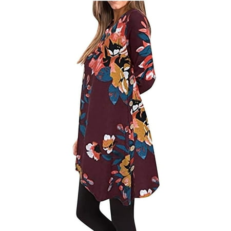 Maternity Dresses for Women Fall Plus Size Floral Print Loose Comfy Dress Leisure Long Sleeve Empire Waist Dresses
Maternity Dresses for Women Fall Plus Size Floral Print Loose Comfy Dress Leisure Long Sleeve Empire Waist Dresses