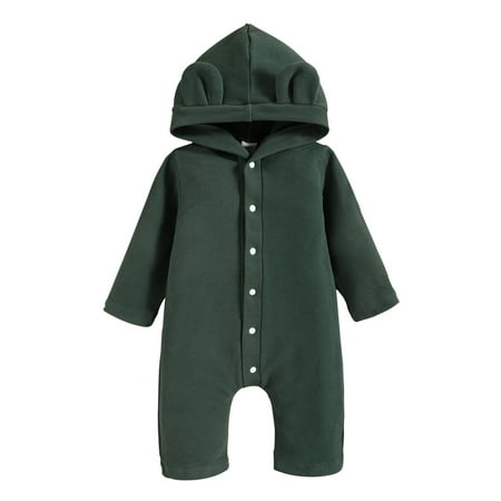 Bagilaanoe Newborn Baby Girl Boy Hooded Jumpsuit Long Sleeve Bodysuit 3M 6M 9M 12M Infant One Piece Romper
Bagilaanoe Newborn Baby Girl Boy Hooded Jumpsuit Long Sleeve Bodysuit 3M 6M 9M 12M Infant One Piece Romper