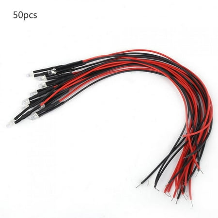YLSHRF Light-Emitting Diode Wire LED Diode Wired 50Pcs 12V Prewired LED Light-Emitting Diodes 3mm Round Head Light Bead Multicolor Quick Flashing
YLSHRF Light-Emitting Diode Wire LED Diode Wired 50Pcs 12V Prewired LED Light-Emitting Diodes 3mm Round Head Light Bead Multicolor Quick Flashing