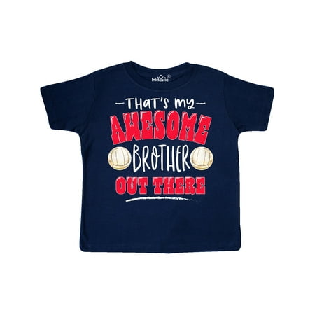 Inktastic That s My Awesome Brother Out There with Volleyball Gift Toddler Boy or Toddler Girl T-Shirt
Inktastic That s My Awesome Brother Out There with Volleyball Gift Toddler Boy or Toddler Girl T-Shirt