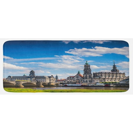 Cityscape Kitchen Mat Town Dresden Old German Architecture Historical European Scenery Image Plush Decorative Kitchen Mat with Non Slip Backing 47 X 19 Grey Blue by Ambesonne
Cityscape Kitchen Mat Town Dresden Old German Architecture Historical European Scenery Image Plush Decorative Kitchen Mat with Non Slip Backing 47 X 19 Grey Blue by Ambesonne