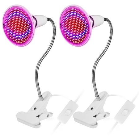iMountek 2Pack LED Grow Light 12W 200 Red Blue LEDs Plant Grow Lamp 360°Rotatable Plant Light With Desk Clip for Plants Indoor
iMountek 2Pack LED Grow Light 12W 200 Red Blue LEDs Plant Grow Lamp 360°Rotatable Plant Light With Desk Clip for Plants Indoor