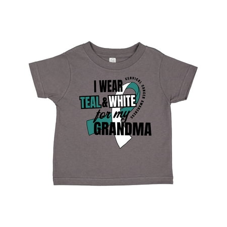 Inktastic I Wear Teal and White for My Grandma Cervical Cancer Awareness Gift Toddler Boy or Toddler Girl T-Shirt
Inktastic I Wear Teal and White for My Grandma Cervical Cancer Awareness Gift Toddler Boy or Toddler Girl T-Shirt