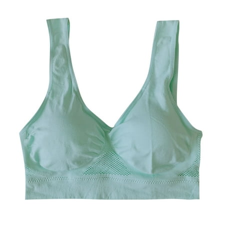 Gaiseeis Ladies Seamless Sports Yoga Bras-Anti-sagging Sports Padded Push up Sleep Bra Green XXXL
Gaiseeis Ladies Seamless Sports Yoga Bras-Anti-sagging Sports Padded Push up Sleep Bra Green XXXL