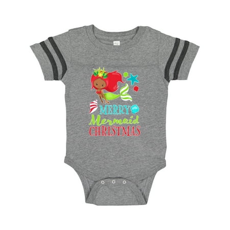 Inktastic Merry Mermaid Christmas with Red Hair and Dark Skin Tone Gift Baby Boy or Baby Girl Bodysuit
Inktastic Merry Mermaid Christmas with Red Hair and Dark Skin Tone Gift Baby Boy or Baby Girl Bodysuit