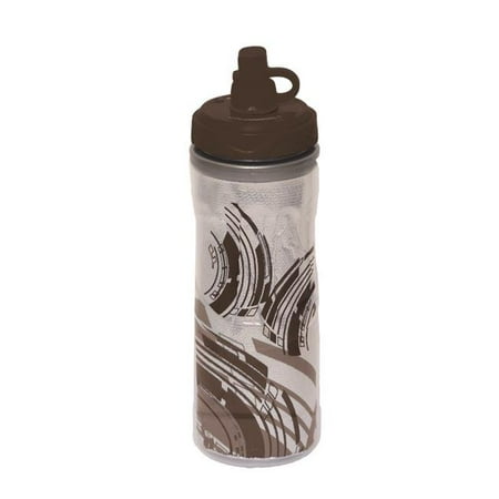 Statis 600 ml 20 oz Insulated Water Bottle - Black