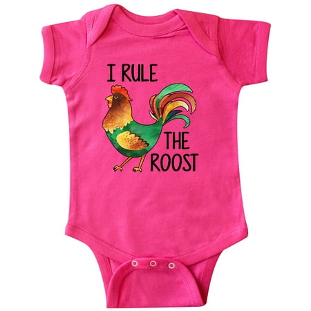 Inktastic Farmer I Rule The Roost Rooster Gift Baby Boy or Baby Girl Bodysuit