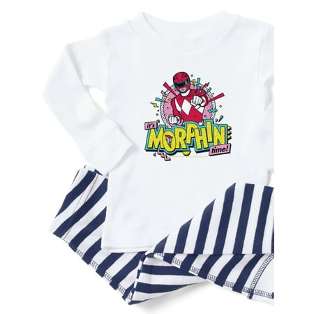 CafePress - Power Rangers Morphin Time - Toddler Long Sleeve Pajama set