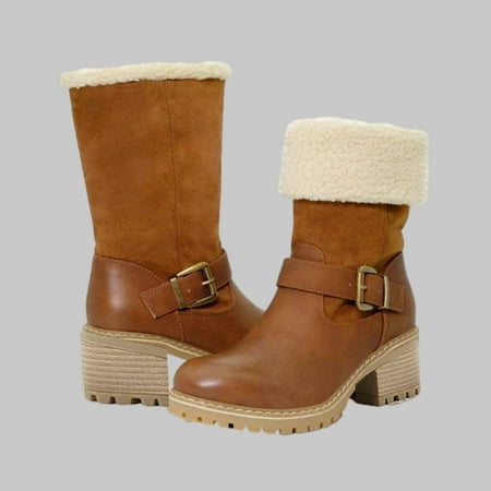 Winter Boots For Women Winter Cotton Boots Low-Heel Thermal Comfortable Outdoor Non-Slip Outdoor Mid-Calf Snow Boots
Winter Boots For Women Winter Cotton Boots Low-Heel Thermal Comfortable Outdoor Non-Slip Outdoor Mid-Calf Snow Boots