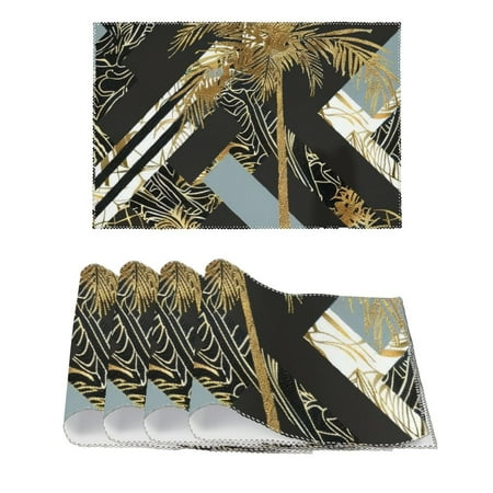 QCPP Palm Tree Canvas Placemats Set of 4 - Summer Party Kitchen Dining Decor Accessories - Heat Resistant and Easy to Clean 11.8*17.7in
QCPP Palm Tree Canvas Placemats Set of 4 - Summer Party Kitchen Dining Decor Accessories - Heat Resistant and Easy to Clean 11.8*17.7in