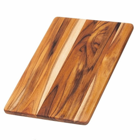 TeakHaus Edge Grain Cutting/Serving Board (Rectangle) | 13.75 x 9.5 x 0.55