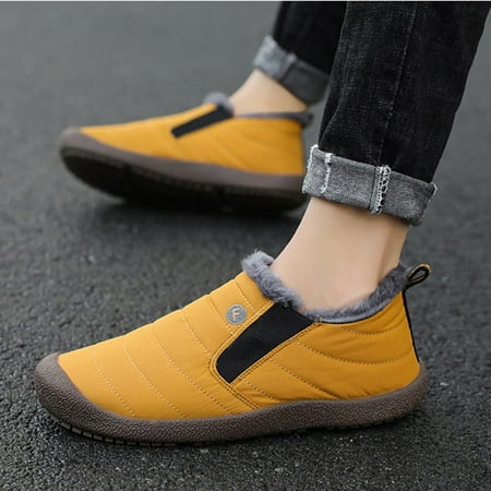 Egmy Couples Comfortable Casual Shoes Women S Men Winter Water-Resistant Flat Fur Lined Boots Yellow 48
Egmy Couples Comfortable Casual Shoes Women S Men Winter Water-Resistant Flat Fur Lined Boots Yellow 48