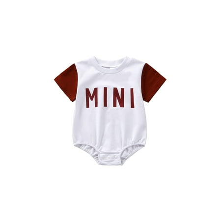 COUTEXYI Baby Boy Girl Summer Jumpsuit Short Sleeves Letter Print Crew Neck Romper Bodysuit Birthday Gifts
COUTEXYI Baby Boy Girl Summer Jumpsuit Short Sleeves Letter Print Crew Neck Romper Bodysuit Birthday Gifts