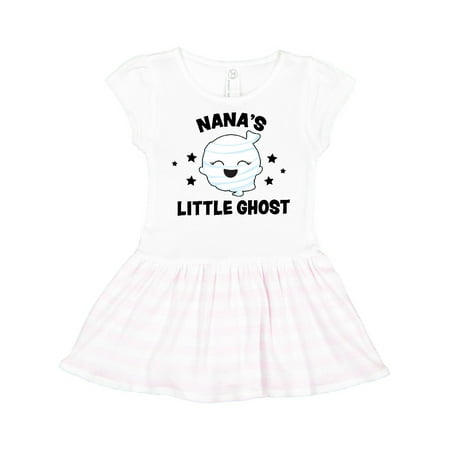 Inktastic Cute Nana s Little Ghost with Stars Gift Toddler Girl Dress