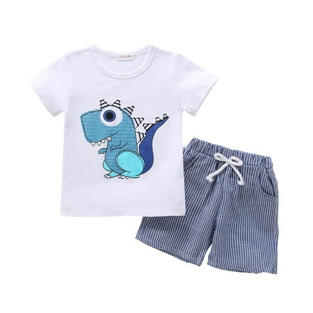 Toddler Baby Boys Girls Clothes Cartoon Dragon Print T Shirt+ Shorts Summer Outfits Set (1-6years)
Toddler Baby Boys Girls Clothes Cartoon Dragon Print T Shirt+ Shorts Summer Outfits Set (1-6years)