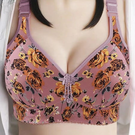 Cntydi Bras for Women Woman s Fashion Bowknot Printing Comfortable Hollow Out Bra Underwear No Rims Gifts for Women
Cntydi Bras for Women Woman s Fashion Bowknot Printing Comfortable Hollow Out Bra Underwear No Rims Gifts for Women