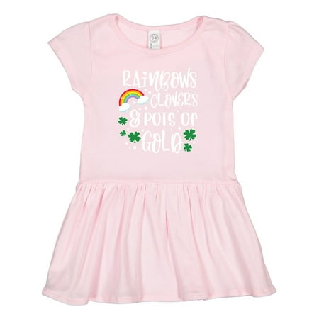 Inktastic St .Patrick s Day Rainbows Clovers & Pots of Gold Gift Toddler Girl Dress
Inktastic St .Patrick s Day Rainbows Clovers & Pots of Gold Gift Toddler Girl Dress