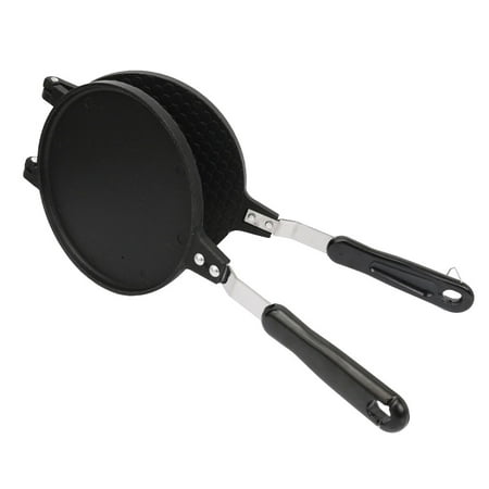 Double Side Waffle Maker Non Stick Griddle Baking Pan DIY Mold s Roll Round
